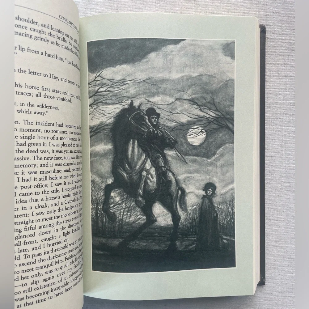 Jane Eyre by Charlotte Bronte Vintage Hardcover Book 1984 - Picture 7 of 14